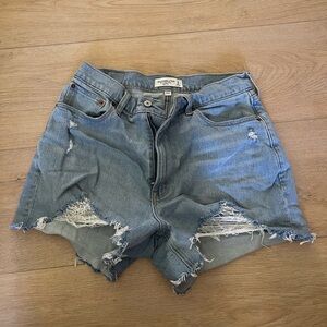 Abercrombie & Fitch Light Blue Jean Shorts